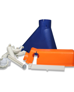 Feed valve pneum. type A DR1500 w/cylinder DA 2x6mm air supp